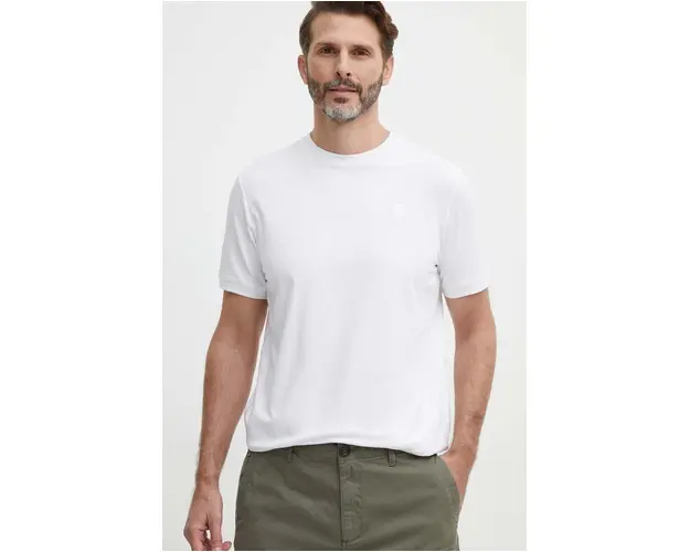 Karl Lagerfeld tricou barbati, culoarea alb, uni, 542221.755055