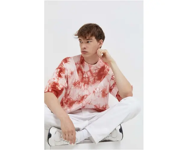 Vertere Berlin tricou din bumbac culoarea roz, cu imprimeu