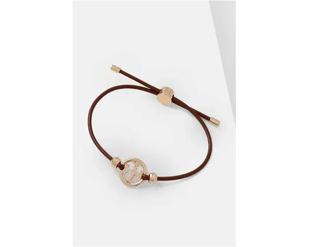 Tory Burch bratara de piele Miller Slider femei, 144706