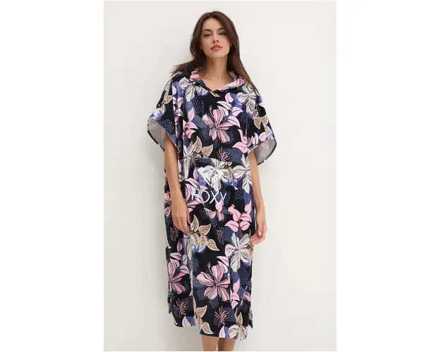 Roxy prosop din bumbac Stay Magical Printed culoarea negru, ERJAA04299