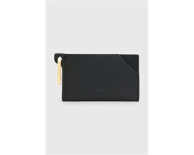 AllSaints carcasa din piele HEX CARDHOLDER culoarea negru, W228XB