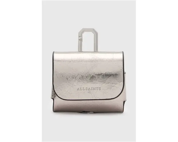 AllSaints carcasa airpod AIRPOD CASE culoarea argintiu, W314XB