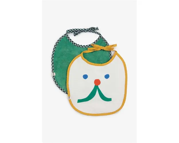 Bobo Choses salopete pentru bebelusi Funny face 2-pack 224AH040