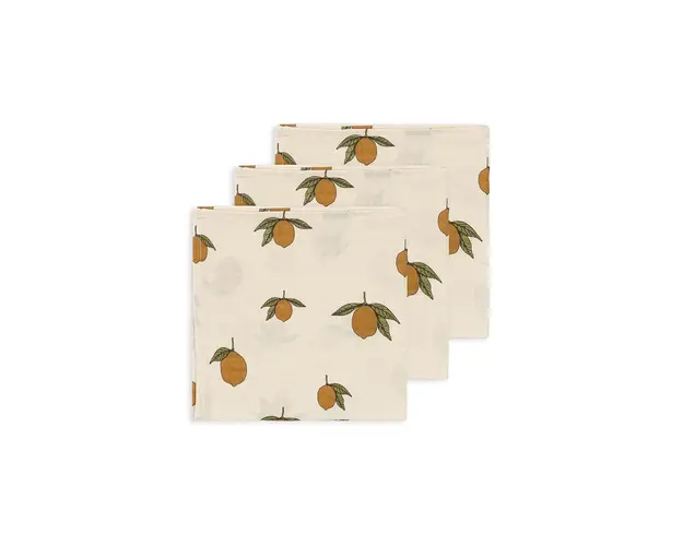 Konges Sløjd scutec 3 PACK MUSLIN CLOTH GOTS 3-pack KS101370