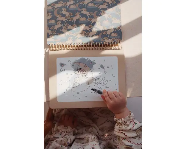 Konges Sløjd carte de colorat cu apa MAGIC WATER BOOK FSC KS5242