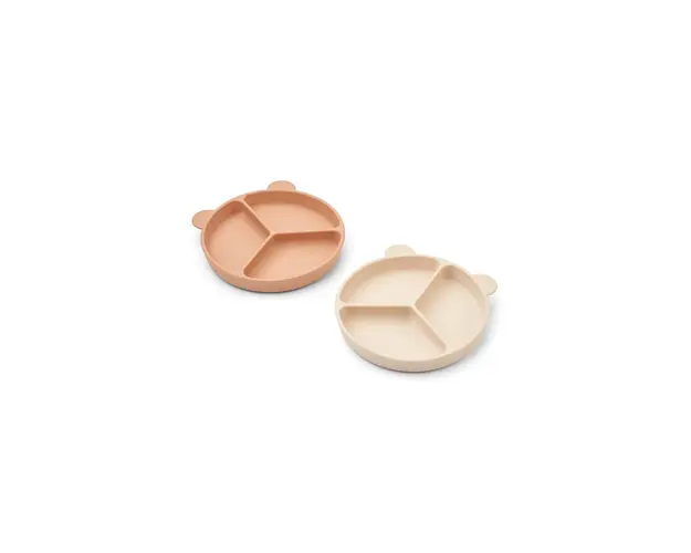 Liewood un set de farfurii Stacy Divider Suction Plate 2-Pack 2-pack LW15122