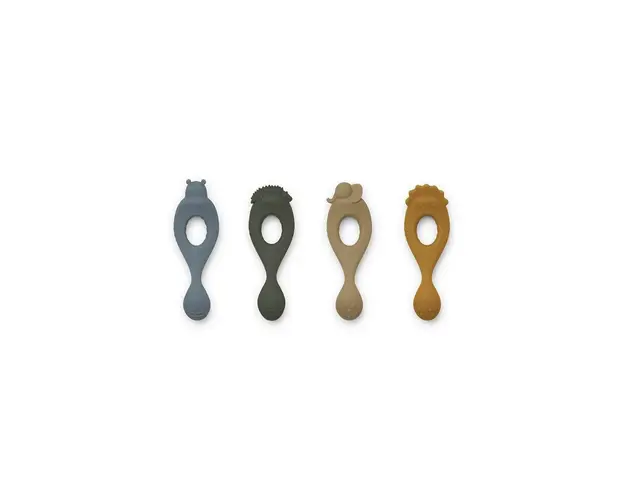 Liewood set de linguri pentru copii Liva silicone spoon 4-pack 4-pack LW15223