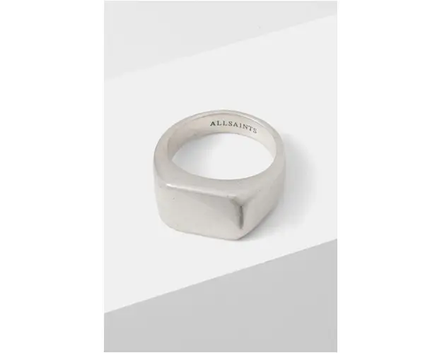 AllSaints inel cu sigiliu 37489716SLV041