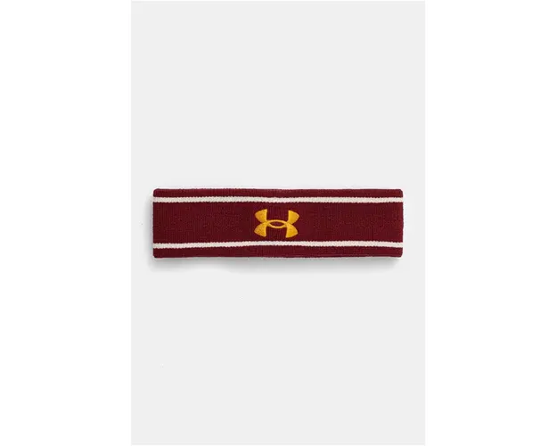 Under Armour bentita pentru cap culoarea bordo, 1373118