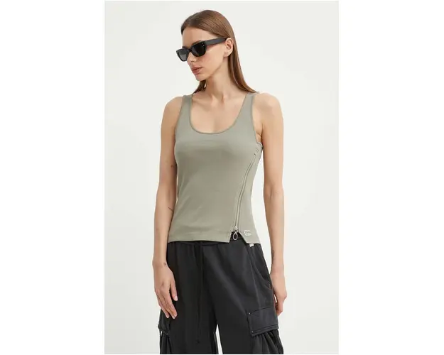 G-Star Raw top din bumbac culoarea verde, D24647-D275