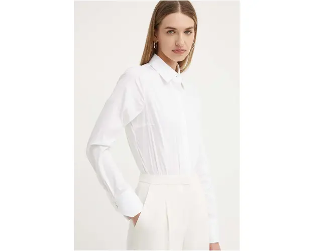 BOSS body femei, culoarea alb, neted, 50519412