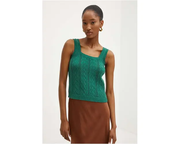 Weekend Max Mara top femei, culoarea verde, 2425366141600
