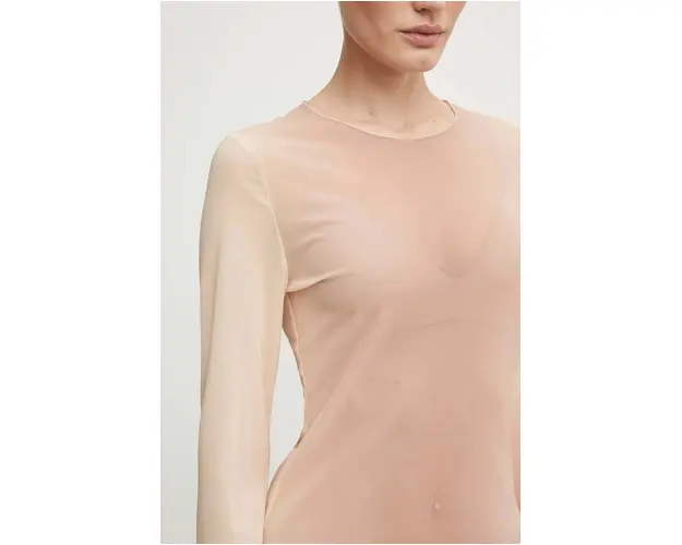 Won Hundred longsleeve culoarea bej, 3057-13034