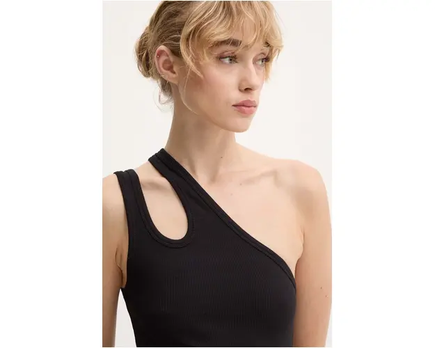 Remain top Jersey One-Shoulder Top culoarea negru, 502223100