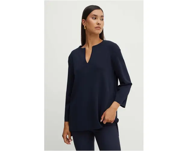 Max Mara Leisure pulover culoarea albastru marin, light, 2426366037600