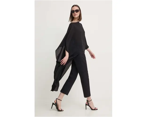 Joseph Ribkoff bluza femei, culoarea negru, neted, 243246