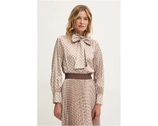 Joop! bluza femei, culoarea bej, modelator, 30043987