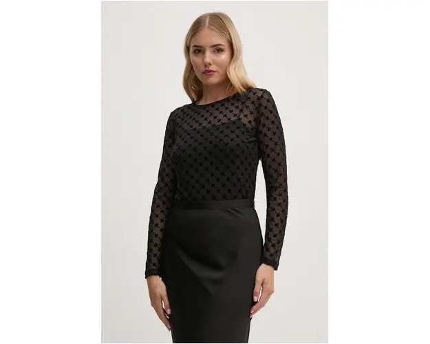 Joop! longsleeve culoarea negru, 30045231