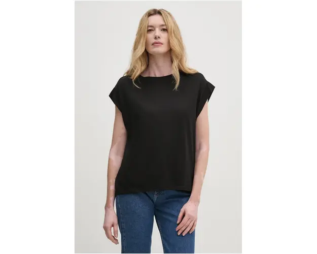 Sisley tricou culoarea negru, 3QU4L103S