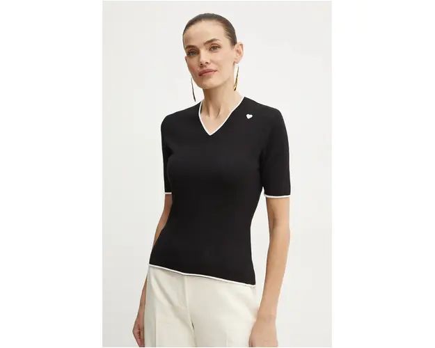 MAX&Co. pulover de lana culoarea negru, light, 2426366033200