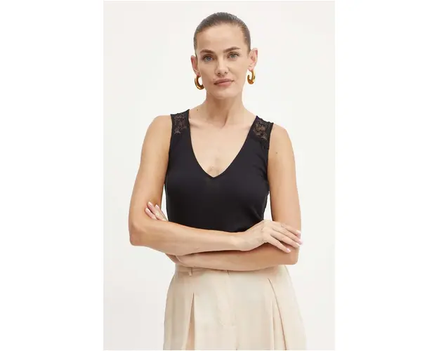 Morgan top DIOU culoarea negru, DIOU