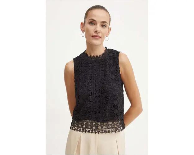 Morgan bluza OLAYA femei, culoarea negru, neted, OLAYA