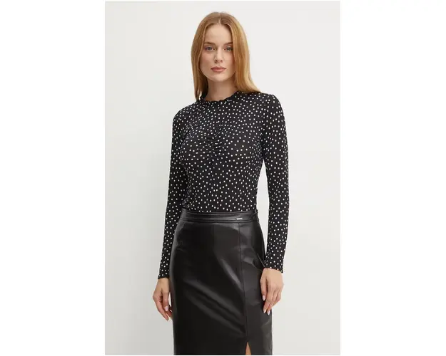 Morgan longsleeve TIADE femei, culoarea negru, TIADE