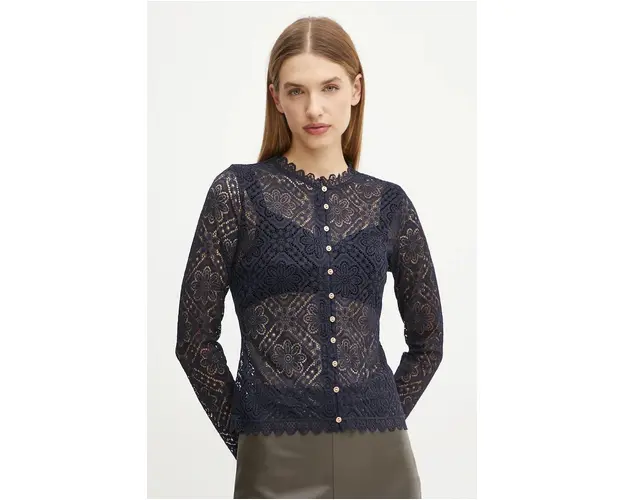 Morgan pulover TIMBA femei, culoarea albastru marin, light, TIMBA