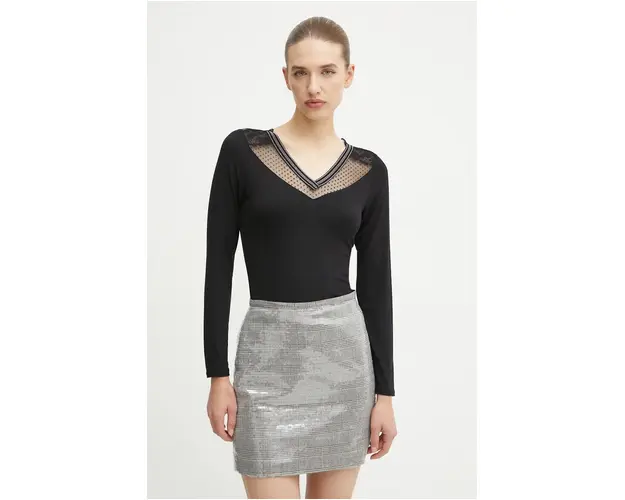 Morgan bluza TSCOTT femei, culoarea negru, neted, TSCOTT