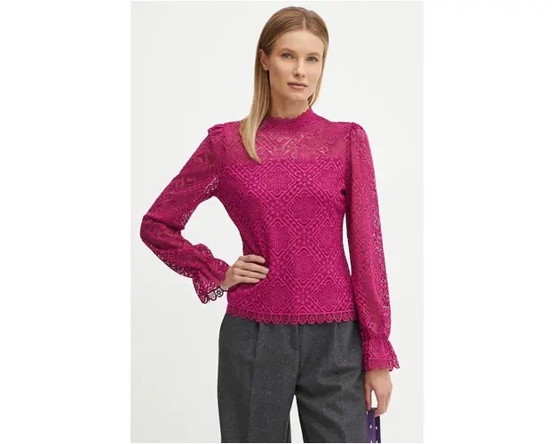 Morgan bluza TYRIA femei, culoarea roz, neted, TYRIA