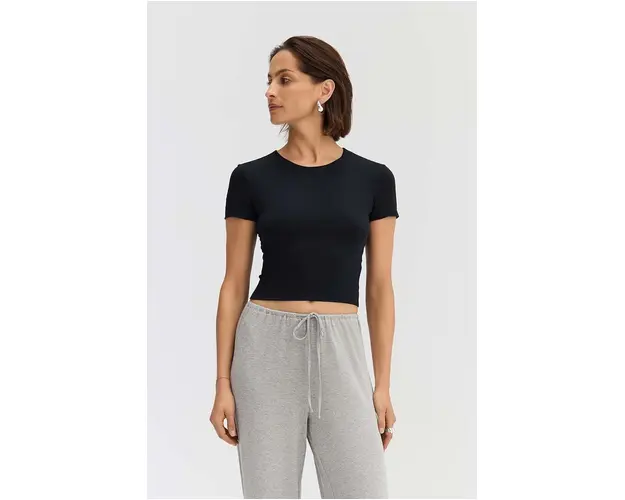 Saint Body bluza femei, culoarea negru, neted, SB.529