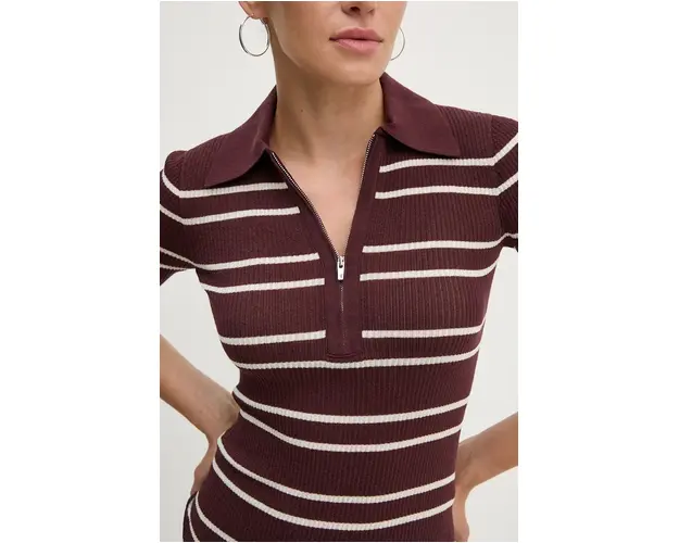 A.L.C. pulover femei, culoarea bordo, light, 7SWTP00620