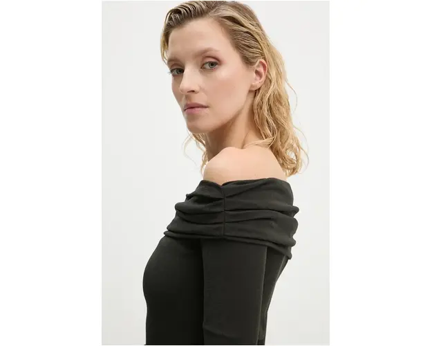 Nanushka bluza AMILY femei, neted, NW24PFTP15097