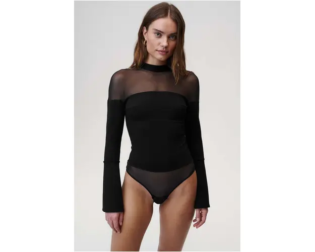 Undress Code body My Muse Bodysuit femei, culoarea negru, neted, 719