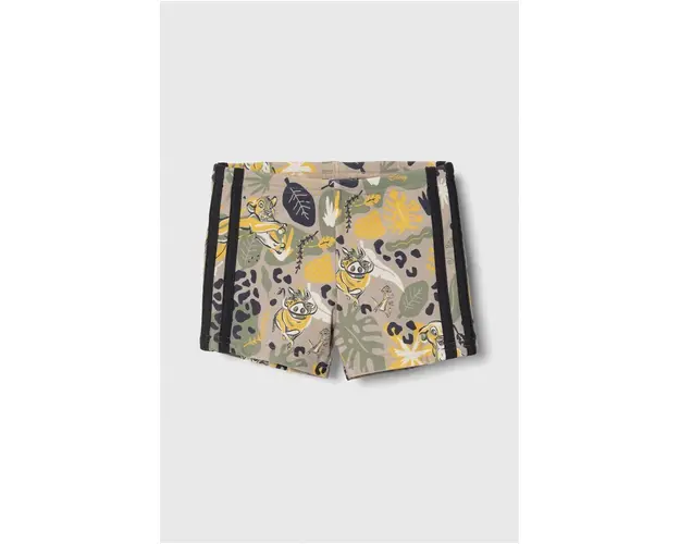 adidas Performance costum de baie copii DY LK BOXER culoarea verde, IS5466