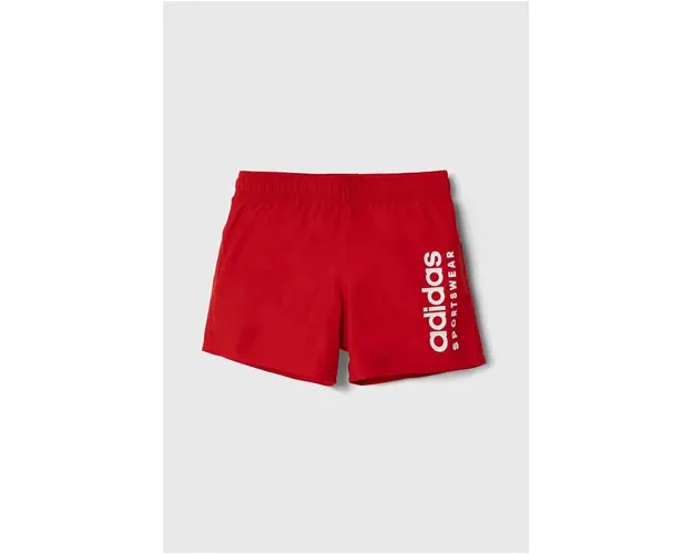 adidas Performance pantaloni scurti de baie copii ESS L CLX SHORT culoarea rosu, IT2687