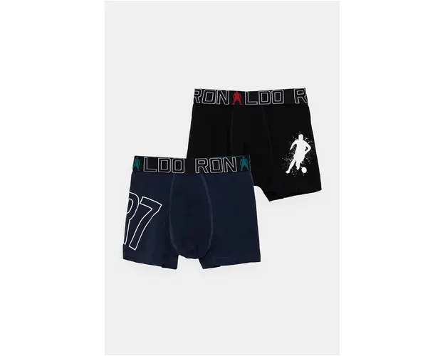 CR7 Cristiano Ronaldo boxeri copii 2-pack culoarea albastru marin, 8400.51.2543