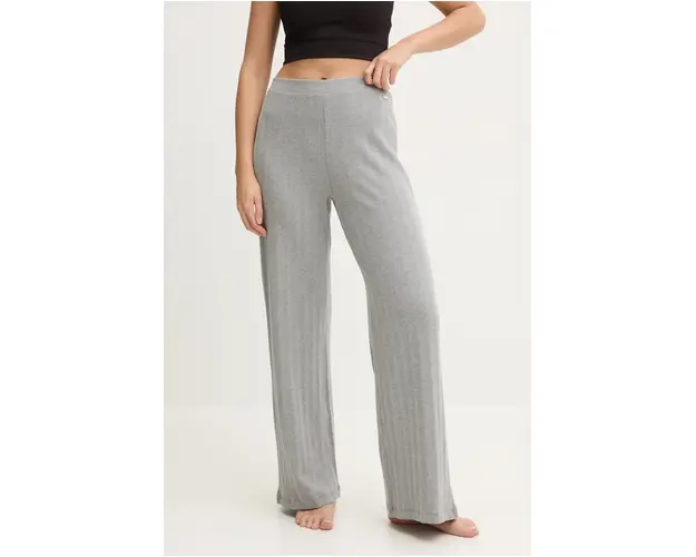 United Colors of Benetton pantaloni de pijama femei, culoarea gri, 3MUD3F03Q