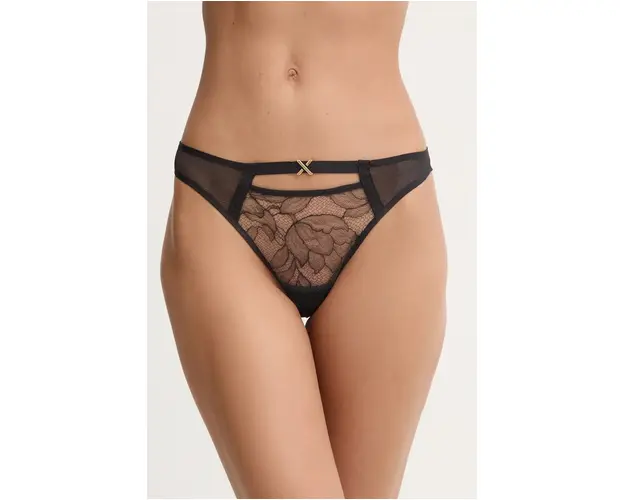 Chantelle chiloti brazilieni culoarea negru, C01AG0
