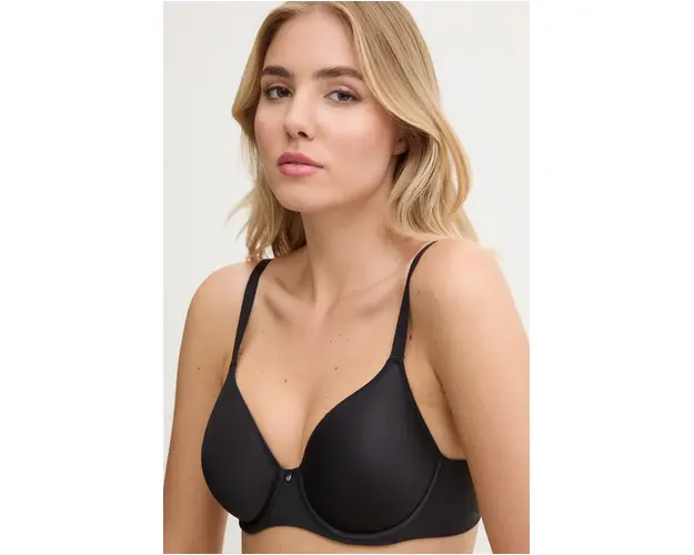 Chantelle sutien culoarea negru, neted, C18JNV