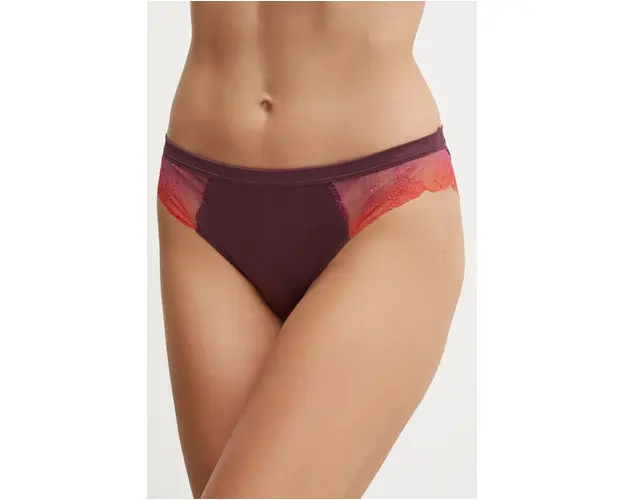Chantelle chiloti culoarea violet, C22DA0