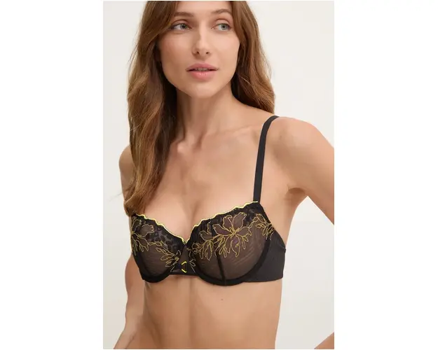 Chantelle sutien culoarea negru, dantela, C22BM5