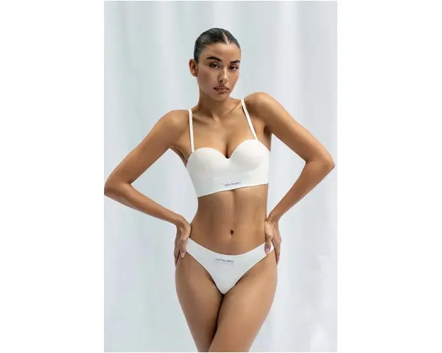 GOD SAVE QUEENS tanga SECOND SKIN THONG culoarea alb, GSQ-135-124
