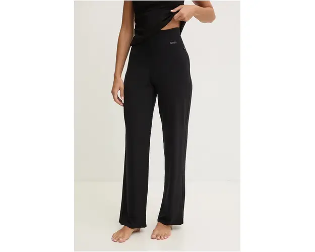 BOSS pantaloni de lounge culoarea negru, neted, 50527249