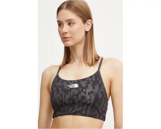 The North Face sutien sport Flex Light culoarea gri, modelator, NF0A89567OP1