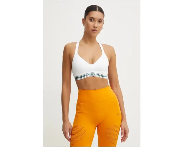 Lacoste sutien culoarea alb, IF8626