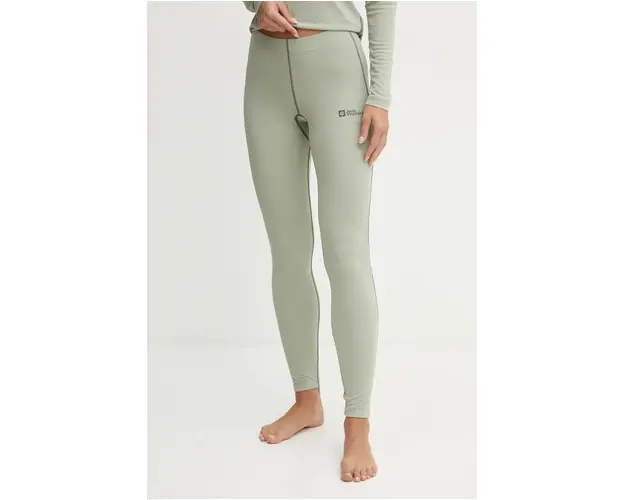 Jack Wolfskin jambiere functionale Infinite Light culoarea verde, A60327
