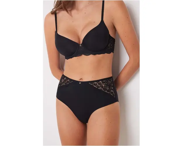 women'secret sutien MY EVERYDAY COLLECTION culoarea negru, neted, 4028119