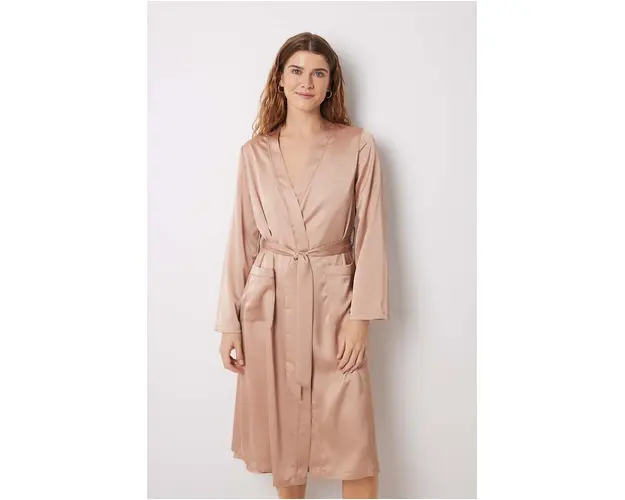 women'secret halat SENSE 1 AND 2 culoarea bej, 2538172
