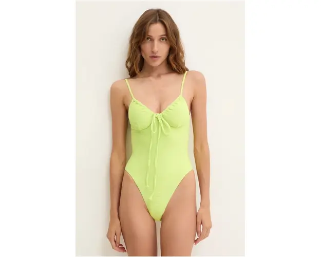 Billabong costum de baie dintr-o bucata Tanlines Ella culoarea verde, cupa moale, ABJX100269